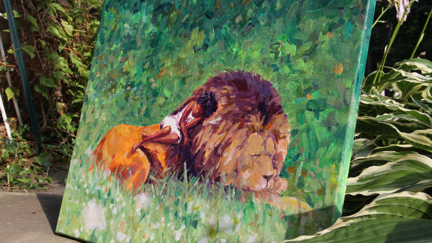 Lion - Original Painting