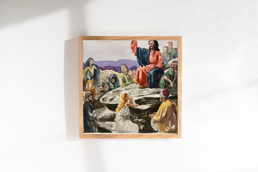 Sermon on The Mount Original Water Color - Limited Edition